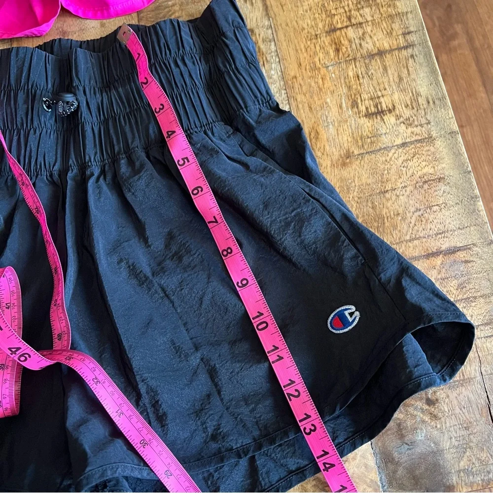 Champion Shorts Bundle Black & Pink Womens Pull On Running Shorts Size Small